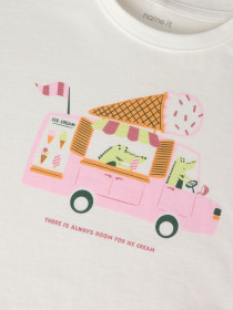 NAME IT T-shirt Vilena Cloud Dancer 